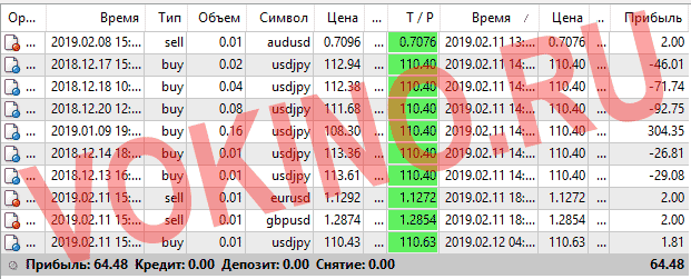 Форекс курсы валют за 11-12 февраля 2019 от SignalTG.Ru